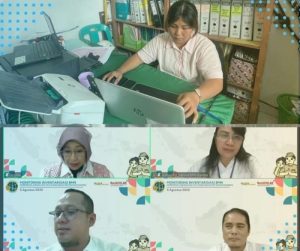 Kantor Pertanahan Nias Selatan Ikuti Rapat Monitoring Inventarisasi BMN