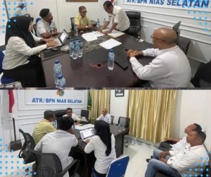 Kantah Nias Selatan Gelar Rapat Koordinasi Tingkatkan Layanan Pengecekan Sertipikat