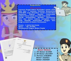 Layanan Pengecekan Sertipikat di Kantor Pertanahan Nias Selatan, Mudahkan Masyarakat Pastikan Keaslian Tanah