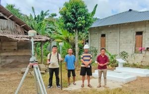 Tim Kantah Nias Selatan Lakukan Pengukuran Tanah Warga di Desa Mehaga