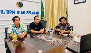 Kepala Kantah Nias Selatan dan Sekjen ATR/BPN Bahas Penyelesaian Tunggakan Pelayanan Pertanahan