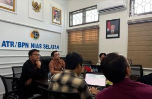DJA Kemenkeu Kunjungi Kantah Nias Selatan