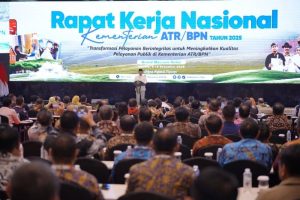 Menteri ATR/BPN Buka Rakernas 2025: Tunggakan Pekerjaan Harus Tuntas Sampai ke Akarnya