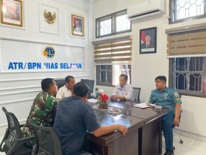 Kantah Nias Selatan Dukung Ploting Aset TNI AL