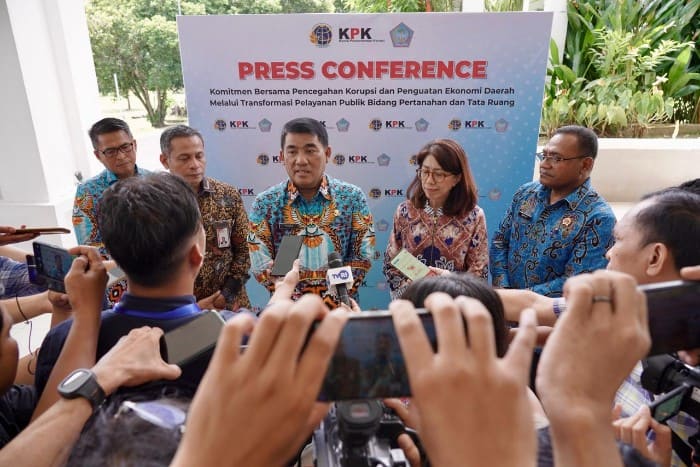 Kementerian ATR/BPN Usung Sembilan Program Kerja Sama dengan KPK dan Pemda Se-Sulut