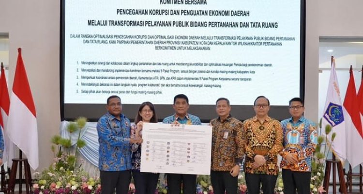 ATRBPN dan KPK Jadikan Sulut Percontohan Transformasi Pelayanan Publik Bidang Pertanahan