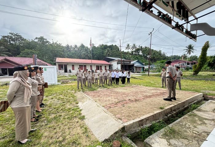Apel Pagi Kantor Pertanahan Nias Selatan Evaluasi Kinerja dan Komitmen Tata Kelola Modern