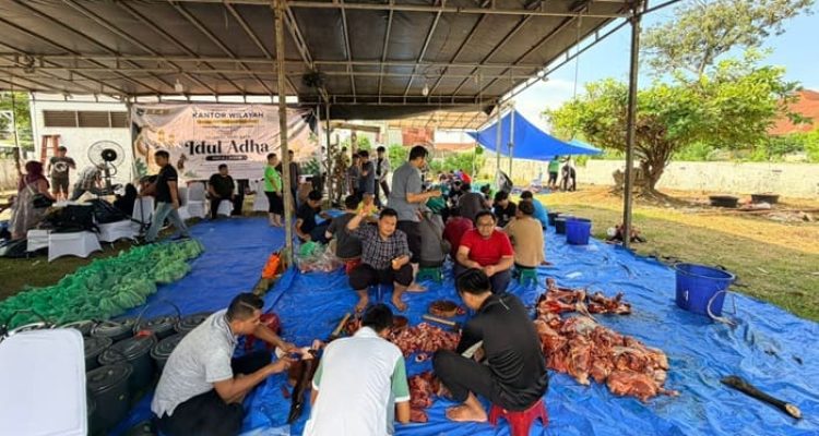 Idul Adha 2026, Kanwil BPN Sumut Potong 11 Hewan Kurban untuk Warga dan Pegawai