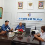 Kepala BPN Nias Selatan Terima Audiensi BRI Teluk Dalam, Ini yang Dibahas