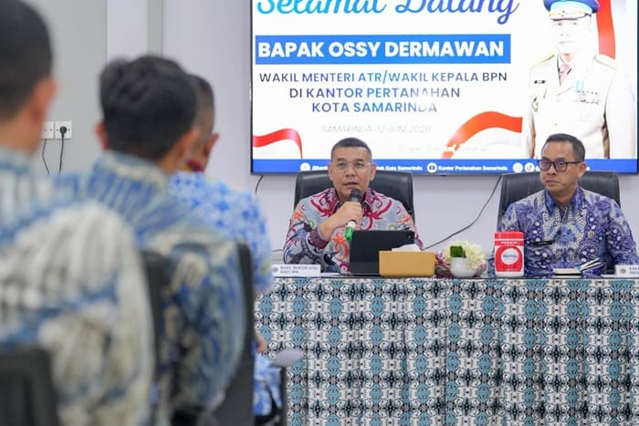 Wamen Ossy Minta Jajaran Kanwil BPN Kaltim Tingkatkan Kualitas Pelayanan Publik