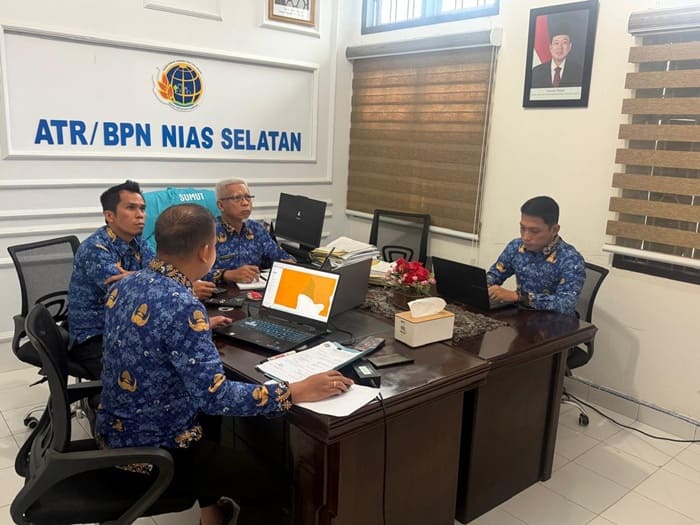 Kantor Pertanahan Nias Selatan Fokus Perbarui Data Sawah, Dukung Perlindungan Lahan Pertanian