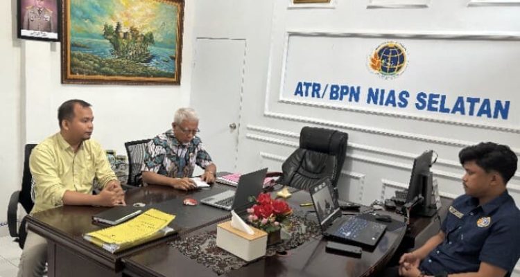 Kantah Nias Selatan Ikuti Sinkronisasi Data Redistribusi Tanah 2026, Pastikan Data Akurat
