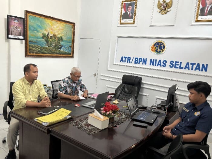 Kantah Nias Selatan Ikuti Sinkronisasi Data Redistribusi Tanah 2026, Pastikan Data Akurat