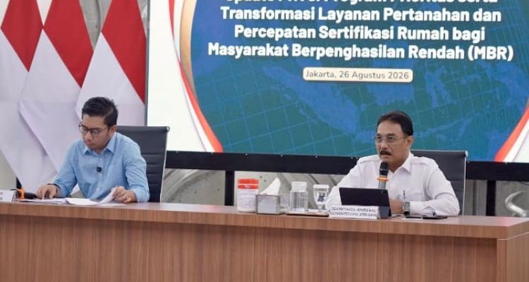 ATR/BPN Targetkan 11 Juta Rumah MBR Bersertipikat hingga 2029