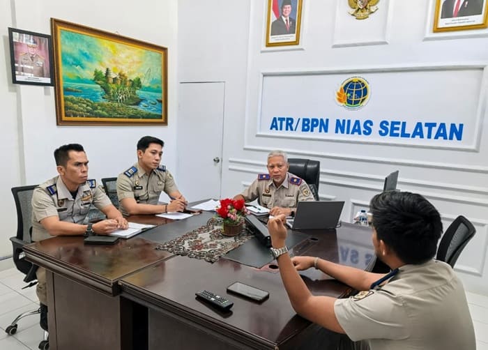 Gedor Kinerja Pegawai, Kepala Kantah Nias Selatan Minta Jajaran Makin Adaptif