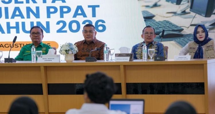 Wamen ATRBPN Ossy Dermawan Buka Ujian PPAT 2026, Berebut 1.743 Formasi