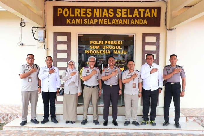 Kantor Pertanahan dan Polres Nias Selatan Percepat Sertipikasi Aset Negara