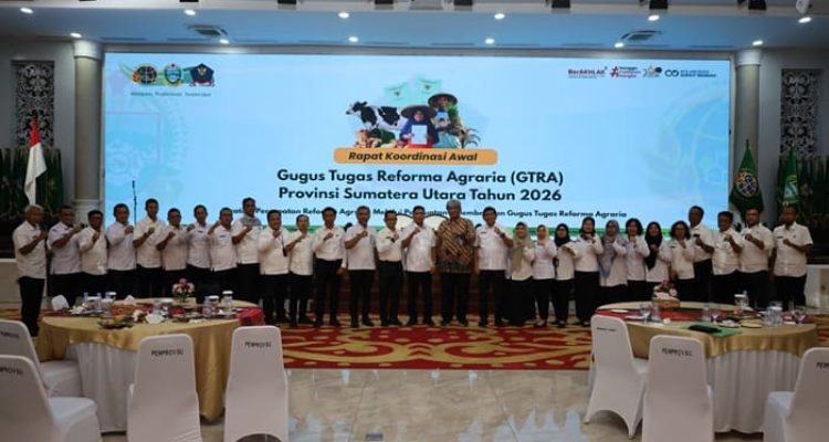 Perkuat Sinergi Agraria, Kantah Nias Selatan Hadiri Rakor GTRA Sumut 2026