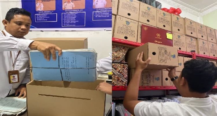 Kantah Nias Selatan Rapikan Ribuan Warkah Pertanahan demi Pelayanan Cepat